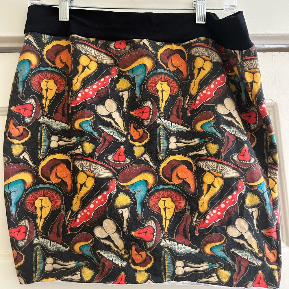 Super cute Mushroom Booty bodycon tube  skirt